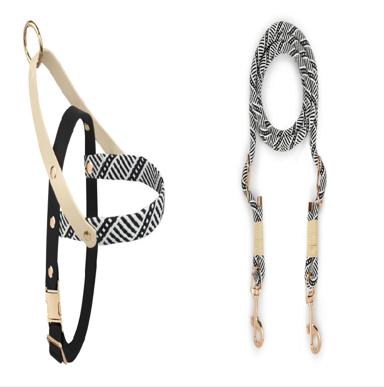 HKM-343251 Nylon Handheld Rope for Small and Medium-sized Dogs in Shadow White and Wizard of Oz Green