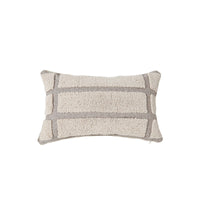 HKM-343507 Geometric Circle Tufted Pillow Cover in Cotton-Linen Blend, 45x45cm