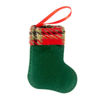 HKM-343571 Creative Christmas Socks Decoration Charms - Set of 4 Non-Woven Fabric Pendants