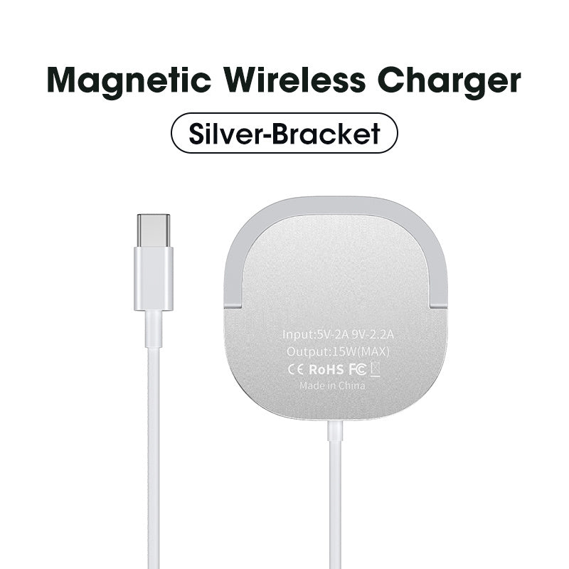 HKM-343699 Magnetic Wireless Phone Charger - PD 18W Fast Charging Head for Mobile and Car Use