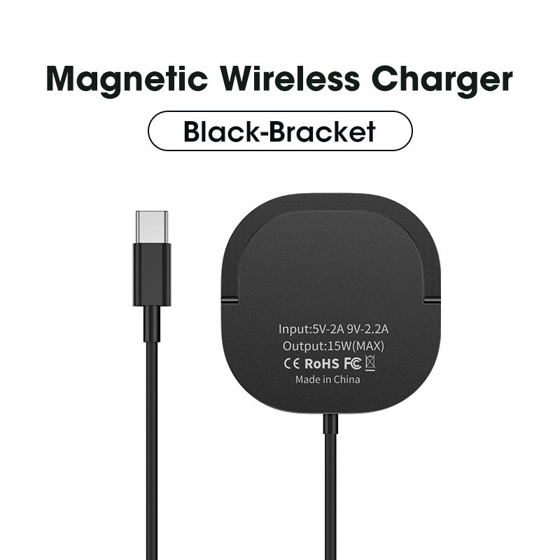 HKM-343699 Magnetic Wireless Phone Charger - PD 18W Fast Charging Head for Mobile and Car Use