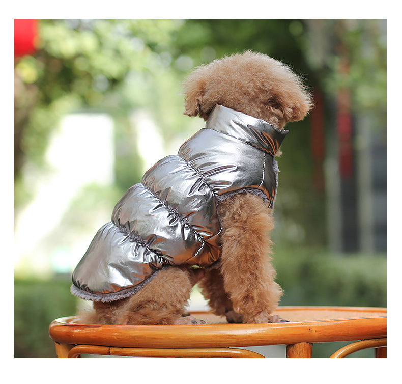 HKM-343891 Warm Cotton Winter Waistcoat for Pets – Dog and Cat Casual Clothing