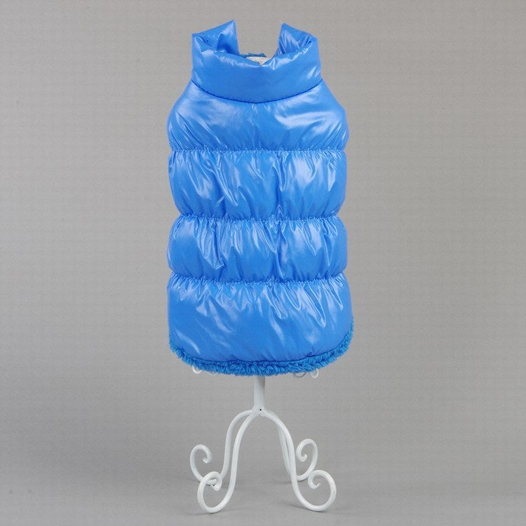 HKM-343891 Warm Cotton Winter Waistcoat for Pets – Dog and Cat Casual Clothing