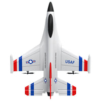 HKM-344083 3CH Remote Control F16 Airplane Model - 2.4G Outdoor Electric Glider for Ages 5 and Up