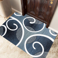 HKM-344275 Dirt-Resistant Flannel Carpet Mat for Entryway, Bedroom, and Living Room - Anti-Slip Water Absorbent Design