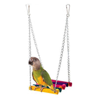 HKM-344531 Colorful Suspension Bridge Swing Stand with Peony Design