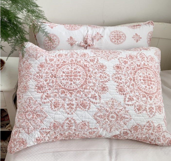 HKM-344659 Cotton Quilted Pillow Case - Simple and Stylish Design, 50CMx70CM