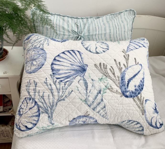HKM-344659 Cotton Quilted Pillow Case - Simple and Stylish Design, 50CMx70CM