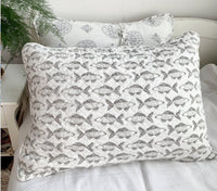 HKM-344659 Cotton Quilted Pillow Case - Simple and Stylish Design, 50CMx70CM