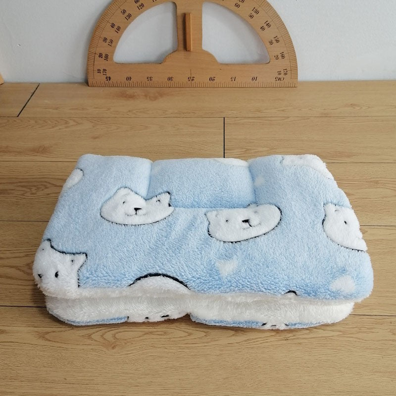 HKM-344723 Thickened Pet Pad for Dogs - Cozy Cloth Seat Cushion for Autumn and Winter
