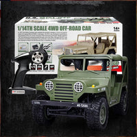 HKM-344851 1/14 Scale 4WD Remote Control Off-Road SUV Toy Car, High-Speed 20KN/H, Ready-to-Go, 6 Channels, Electric