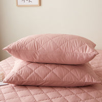 HKM-344915 Antibacterial Pure Cotton Quilted Pillow Protective Cover – Available in Multiple Colors