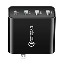HKM-344979 48W Four-Port Type-C Mobile Phone Charger with Indication Function