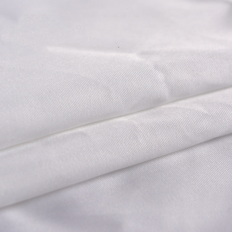 HKM-344979 Modern Simple White Vesti Pillowcase in Peach Skin - 50x50cm