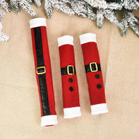 HKM-345043 Flannelette Three-Piece Christmas Refrigerator Handle Gloves Set