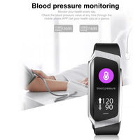 HKM-345107 Smart Watch for Men and Women with Touch Screen, Heart Rate Monitor, Blood Pressure Measurement, and Waterproof Design