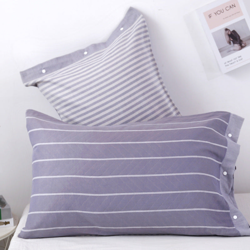 HKM-345491 Three-Layer Soft Cotton Pillowcase in Modern European Style
