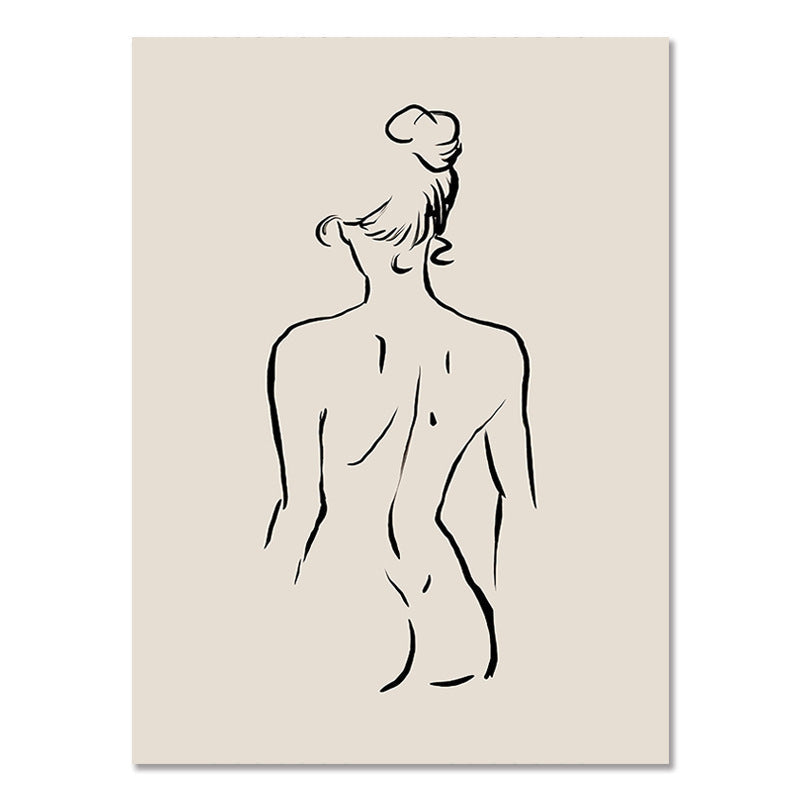 HKM-345683 Abstract Bohemian Canvas Art Print for Living Room Decoration, Available in Multiple Sizes
