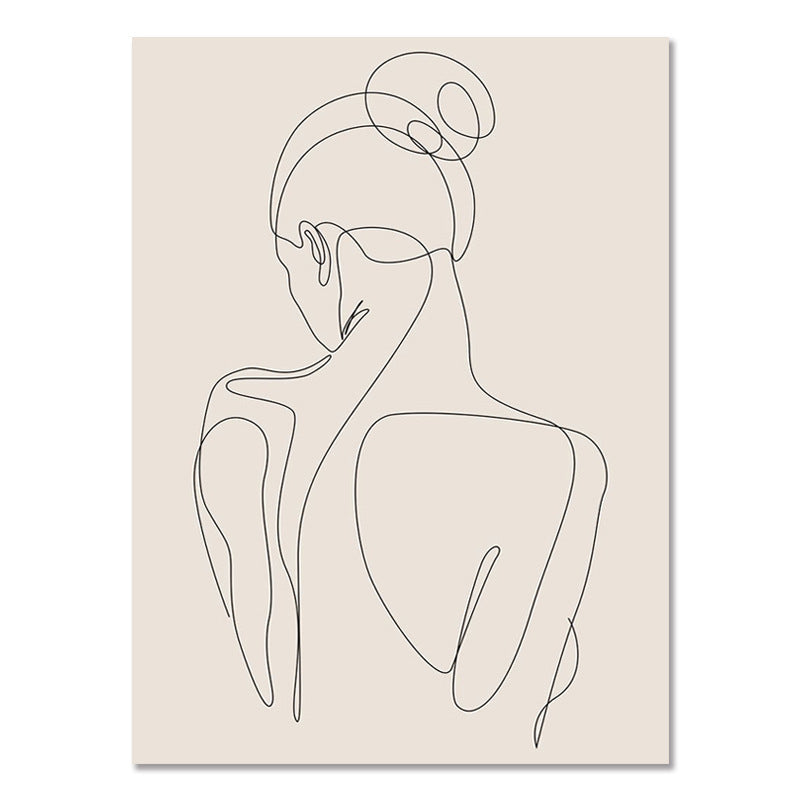HKM-345683 Abstract Bohemian Canvas Art Print for Living Room Decoration, Available in Multiple Sizes