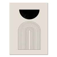 HKM-345683 Abstract Bohemian Canvas Art Print for Living Room Decoration, Available in Multiple Sizes