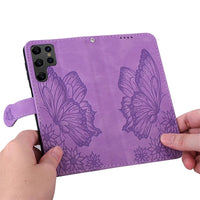 HKM-345683 Embossed Leather Phone Case with Big Bowknot for Apple and Samsung Models