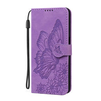 HKM-345683 Embossed Leather Phone Case with Big Bowknot for Apple and Samsung Models