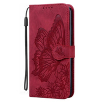 HKM-345683 Embossed Leather Phone Case with Big Bowknot for Apple and Samsung Models