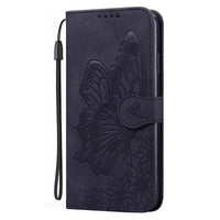 HKM-345683 Embossed Leather Phone Case with Big Bowknot for Apple and Samsung Models