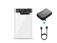 HKM-345939 2.5 Inch SATA Mobile Hard Disk Enclosure, High Hardness PC, USB 3.0 Interface, Tool-Free Installation, Compatible with Windows and Mac