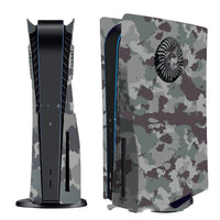 HKM-345939 PS5 Camouflage Shell with Ventilation Cooling Hole - Durable ABS Construction, 43*28*5.5cm