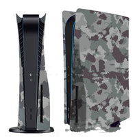 HKM-345939 PS5 Camouflage Shell with Ventilation Cooling Hole - Durable ABS Construction, 43*28*5.5cm