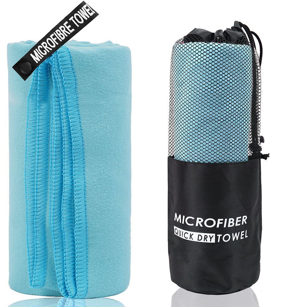 KTX-346003 Microfiber Quick-Drying Sports Yoga Towel - Stripe Design, Available in Multiple Colors & Sizes