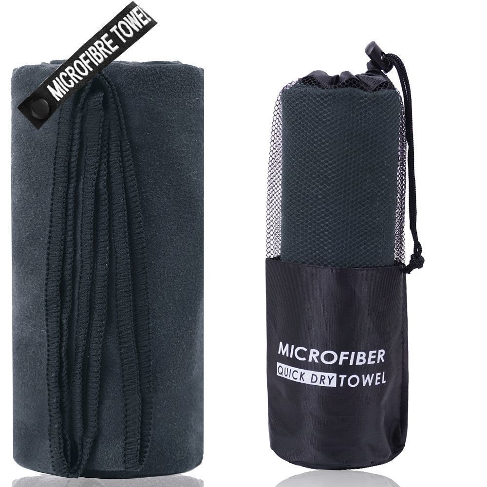 KTX-346003 Microfiber Quick-Drying Sports Yoga Towel - Stripe Design, Available in Multiple Colors & Sizes
