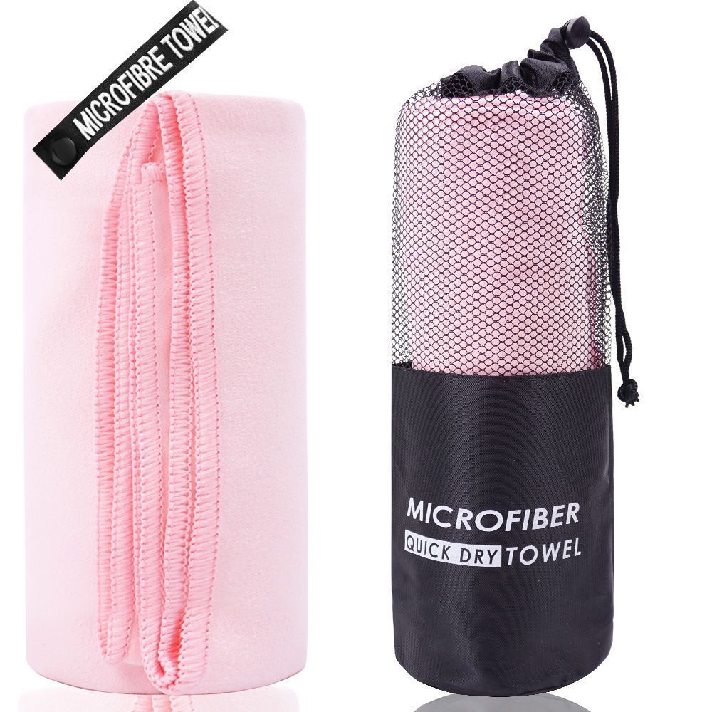 KTX-346003 Microfiber Quick-Drying Sports Yoga Towel - Stripe Design, Available in Multiple Colors & Sizes