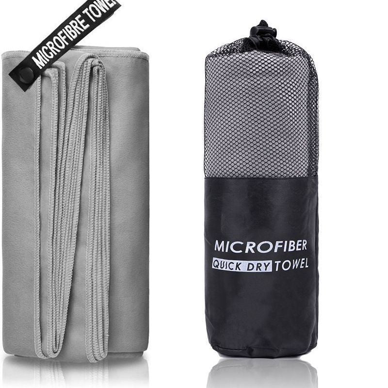 KTX-346003 Microfiber Quick-Drying Sports Yoga Towel - Stripe Design, Available in Multiple Colors & Sizes