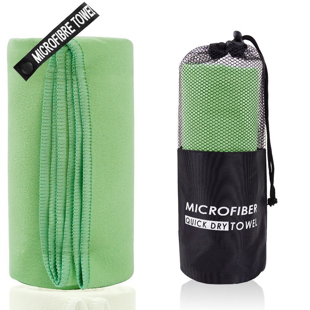 KTX-346003 Microfiber Quick-Drying Sports Yoga Towel - Stripe Design, Available in Multiple Colors & Sizes