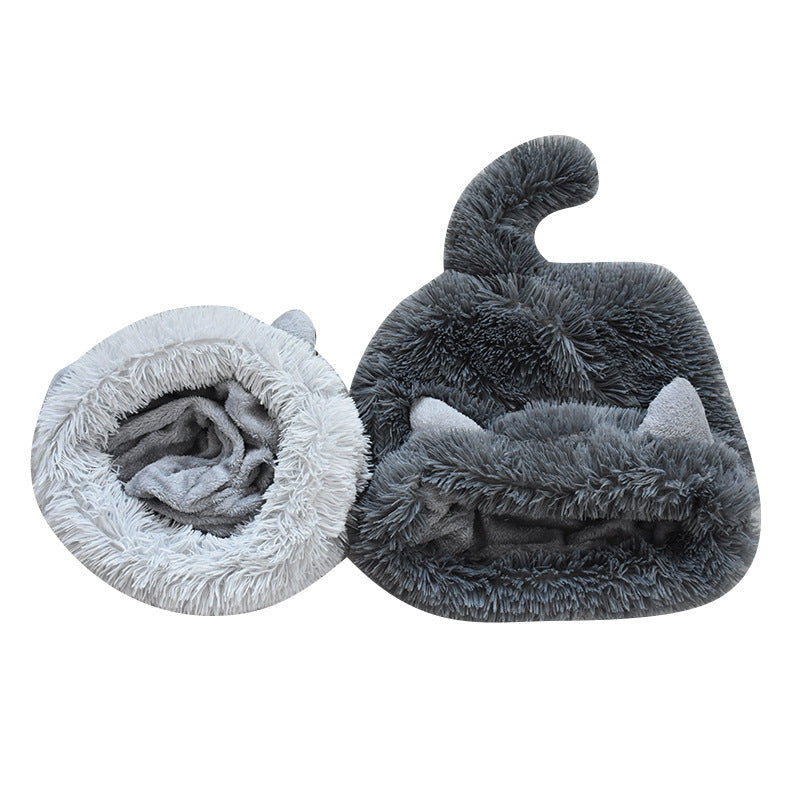 HKM-346131 PV Plush Pet Sleeping Bag In Autumn And Winter