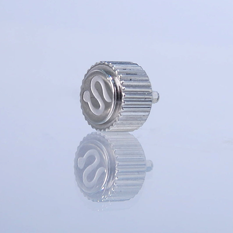 HKM-346259 Stainless Steel Watch Crown for SKX007, SKX009, NH35, NH36 - 7mm Size
