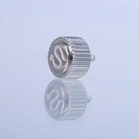 HKM-346259 Stainless Steel Watch Crown for SKX007, SKX009, NH35, NH36 - 7mm Size