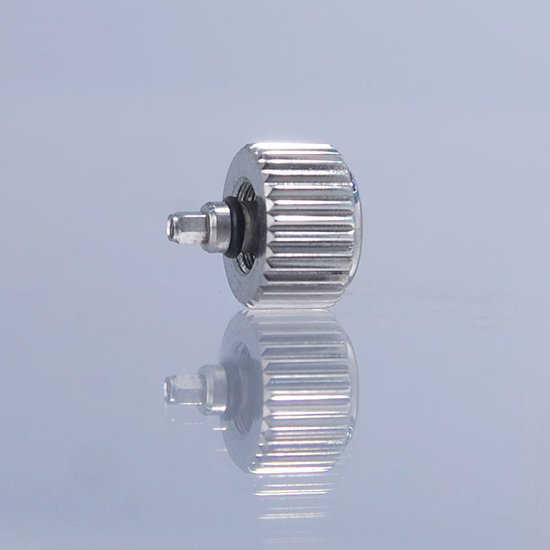 HKM-346259 Stainless Steel Watch Crown for SKX007, SKX009, NH35, NH36 - 7mm Size