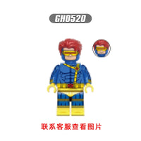 HKM-346579 Mini Cartoon Character Plastic Building Block Toy Set for Ages 2-14, Eco-Friendly Assembly Kit