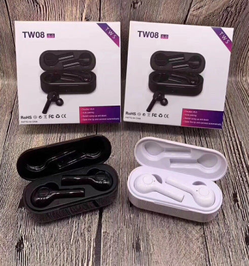 HKM-346643 Wireless Bluetooth Earbud Headphones – In-Ear Design, Available in White and Black
