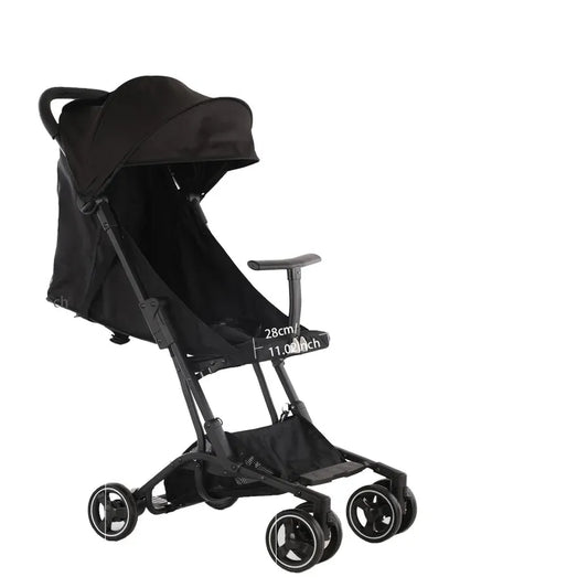 KTX-346771 Foldable 3-in-1 Travel Stroller with Cotton Material and 2-in-1 Five-Point Safety Belt for Kids 1 Year+