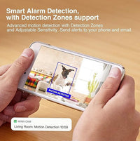 HKM-346771 Smart WiFi Security Camera Charger with 2K Resolution and Smart Motion Detection