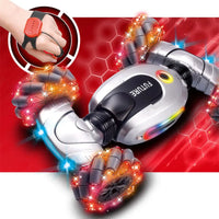 HKM-347155 Remote Control Flash Wheel RC Twist Car for Kids - Stunt Vehicle for Indoor & Outdoor Fun