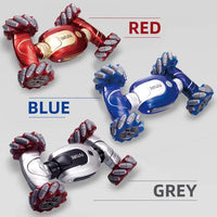 HKM-347155 Remote Control Flash Wheel RC Twist Car for Kids - Stunt Vehicle for Indoor & Outdoor Fun