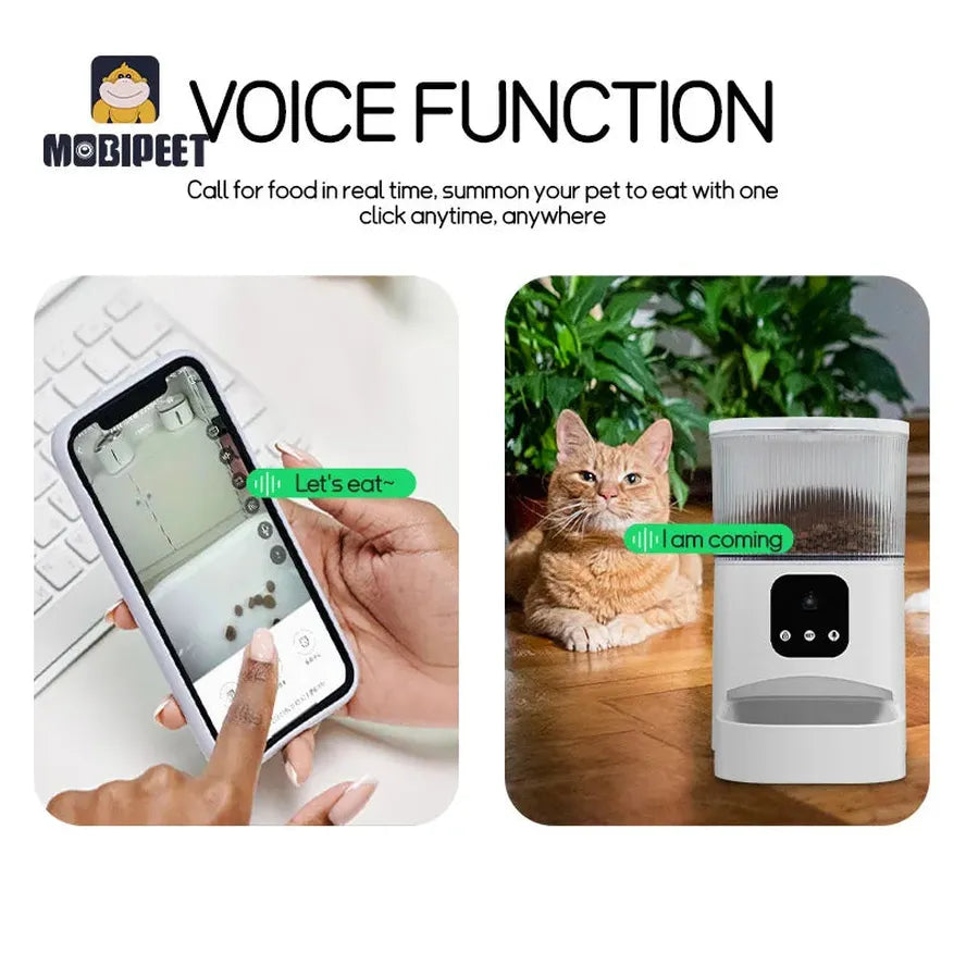 KTX-347347 Smart Automatic Pet Feeder for Timed and Quantitative Feeding