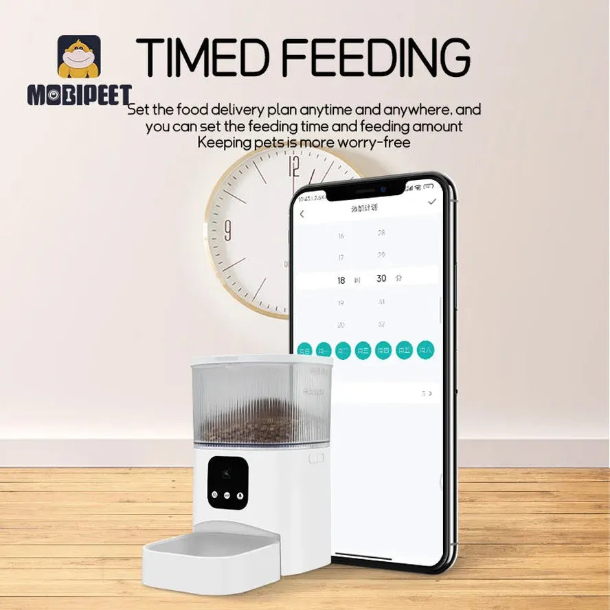 KTX-347347 Smart Automatic Pet Feeder for Timed and Quantitative Feeding