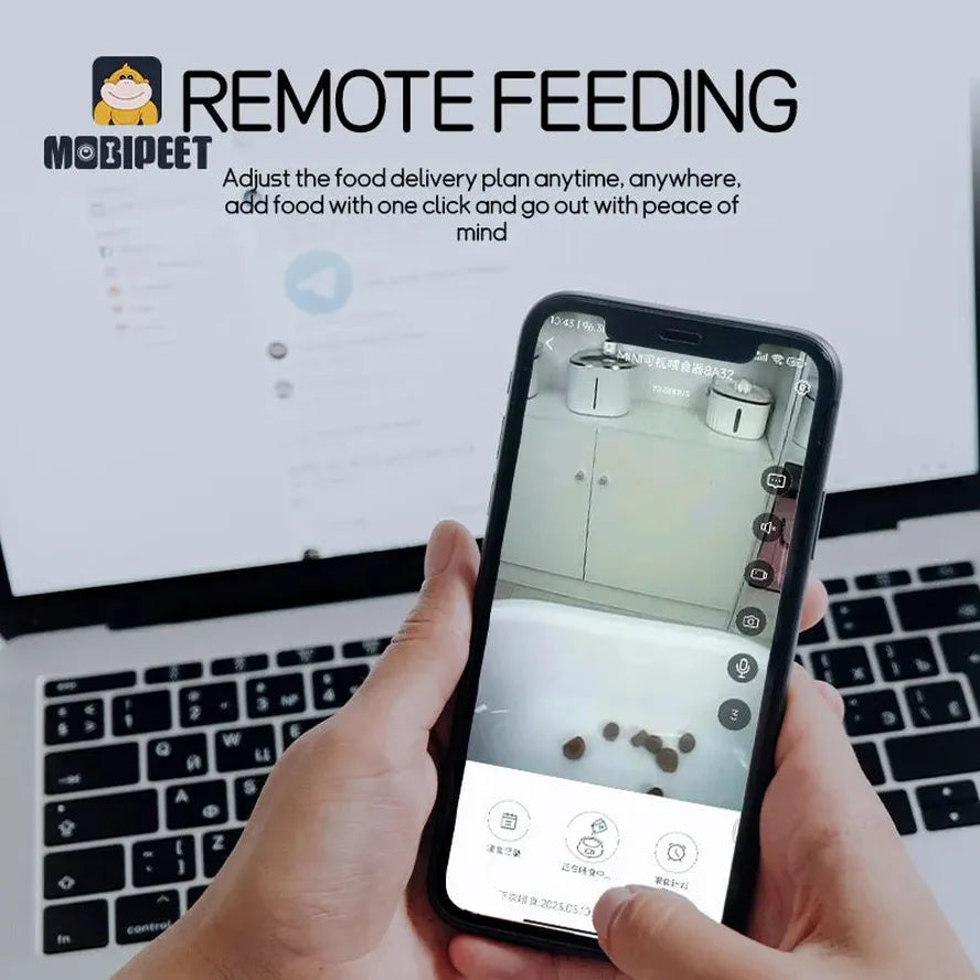 KTX-347347 Smart Automatic Pet Feeder for Timed and Quantitative Feeding