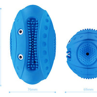 HKM-347347 Vocal Rugby Pet Toy Natural Rubber Molar Toy